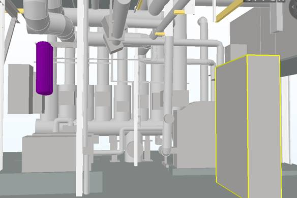 Maquette numérique réalisée avec REVIT