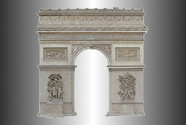 Maquette texturée Arc de Triomphe