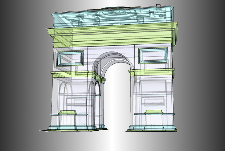 Maquette Arc de Triomphe