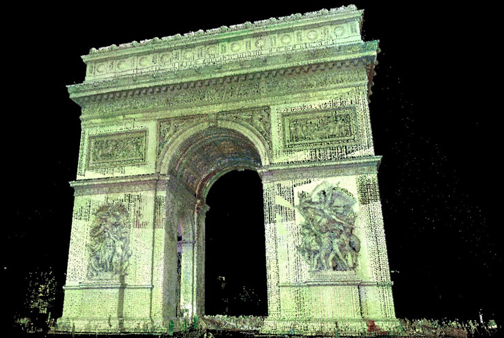 Nuage de point Arc de Triomphe