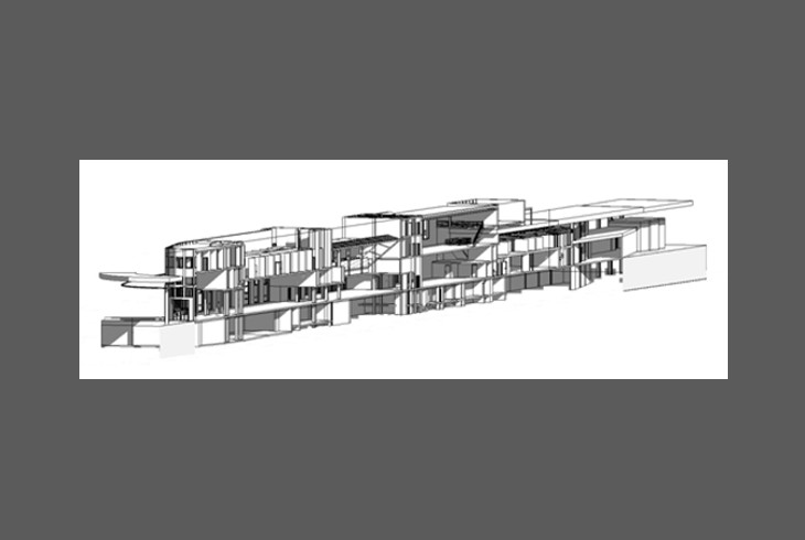 Maquette en coupe - Gare maritime de Boulogne-sur-Mer