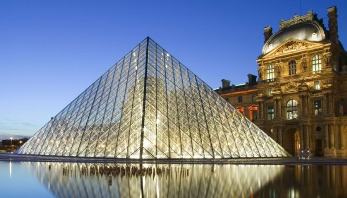 Relevé par scanner 3D du Louvre