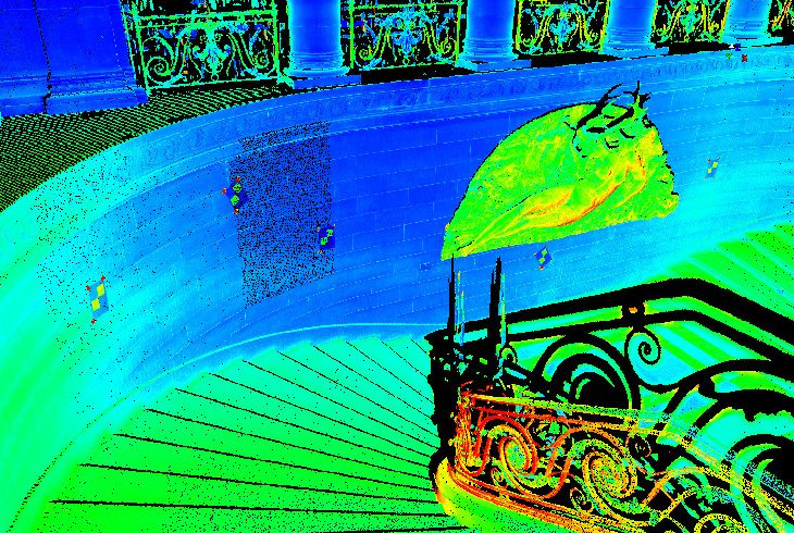 Relevé scanner 3D - Le Louvre