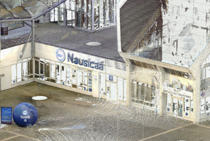 Relevé par scanner 3D - Nausicaà